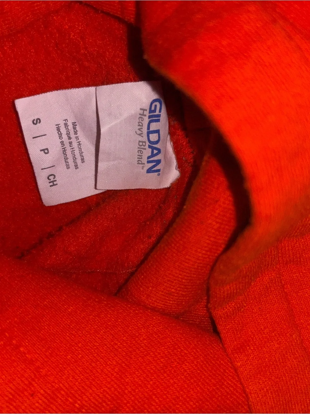 Gildan Orange Hooded Sweatshirt with 'Shake 'N Bake' Football Graphic